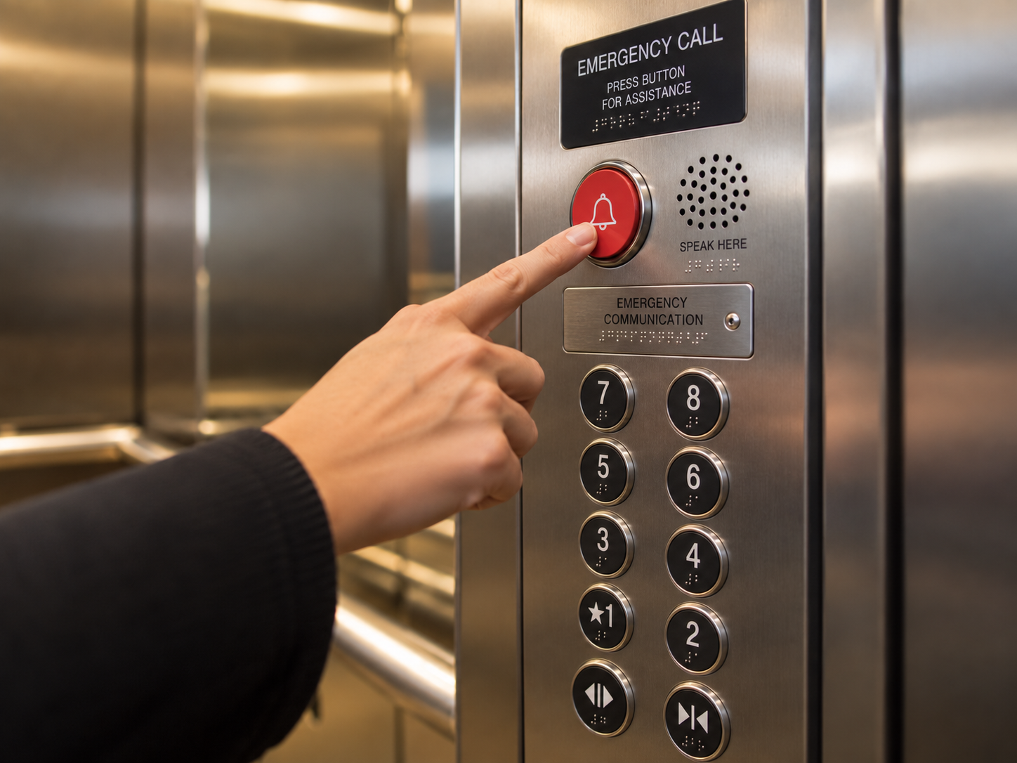 Wat moet u doen als u vastzit in de lift?